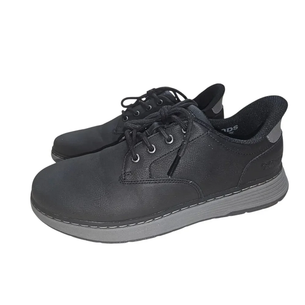 New Skechers Men's Swift Fit Hands Free Casual Shoe Black 8.5